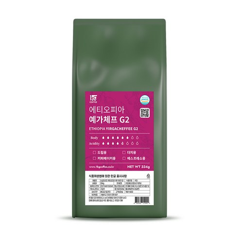 1킬로커피 싱글오리진 에티오피아 예가체프 지투, 홀빈(분쇄안함), 1kg, 1개 원두커피1kg