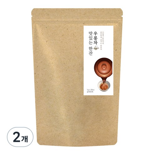 더허브샵 프리미엄 허브티 우롱차, 1g, 20개입, 2개