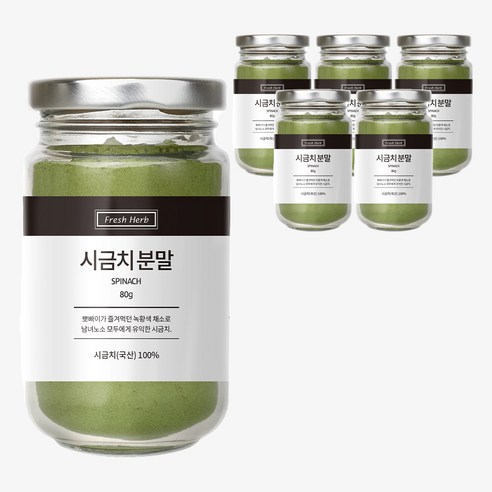 신선약초 시금치분말, 80g, 6개
