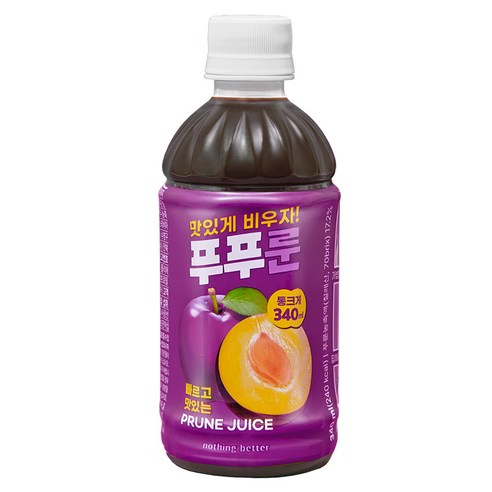 쾌변을 부르는 달콤한 마법, 낫띵베럴 푸푸룬 푸룬주스!