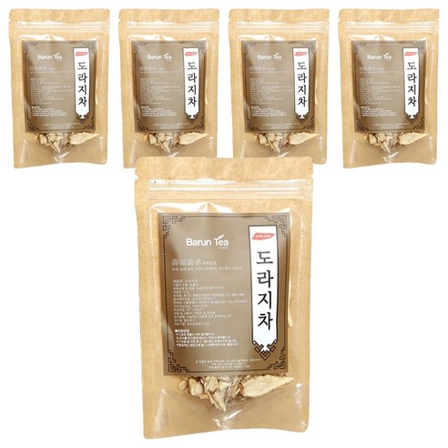 바른티 국내산 도라지차, 50g, 1개입, 5개