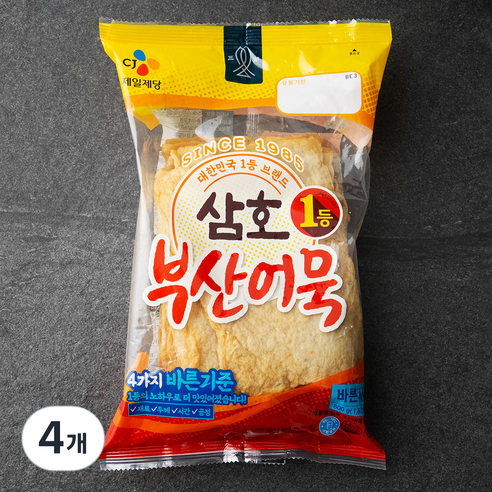 삼호어묵 부산어묵 바른사각, 800g, 4개