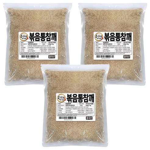복이네먹거리 볶음 참깨 중국산, 300g, 3개