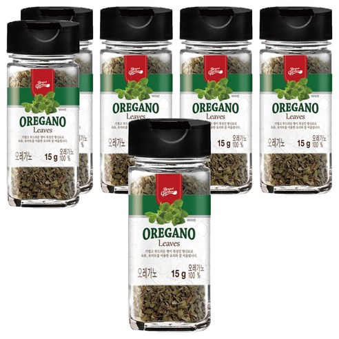 브레드가든 오레가노, 15g, 6개