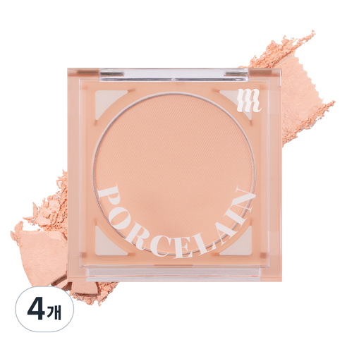 머지 포셀린 치크 블러셔 4.2g, 스터닝 코랄, 4개