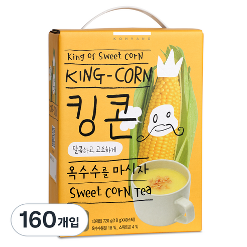 KOHYANG 킹콘 고형차, 720g, 4개