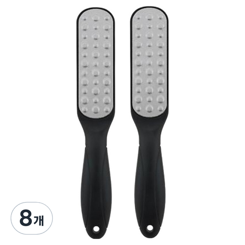 아늑공간 발바닥 뒷꿈치 각질제거기 블랙, 1개입, 8개, 100g