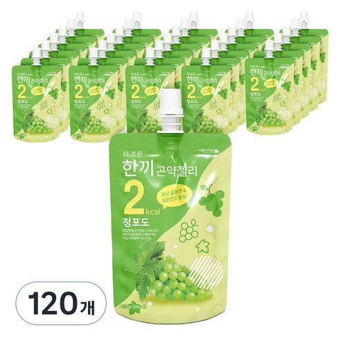 더존건강 더조은 한끼곤약젤리 청포도, 150g, 120개
