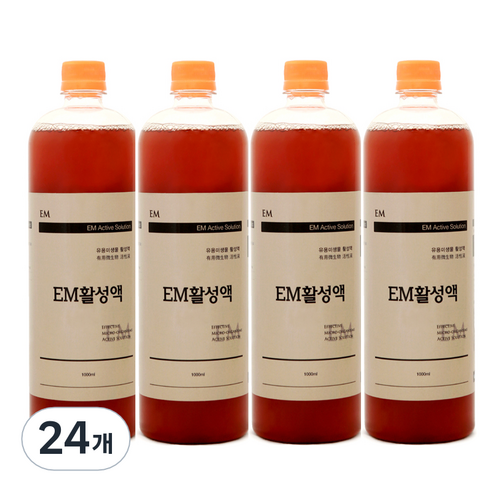 이엠그린 EM활성액 본품, 1000ml, 24개