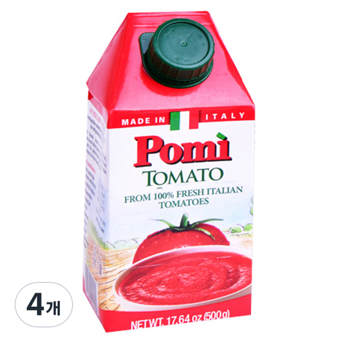 포미 토마토 소스, 500ml, 4개