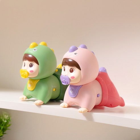 리틀클라우드 엉금엉금 노래하는 아기 공룡 장난감, 그린