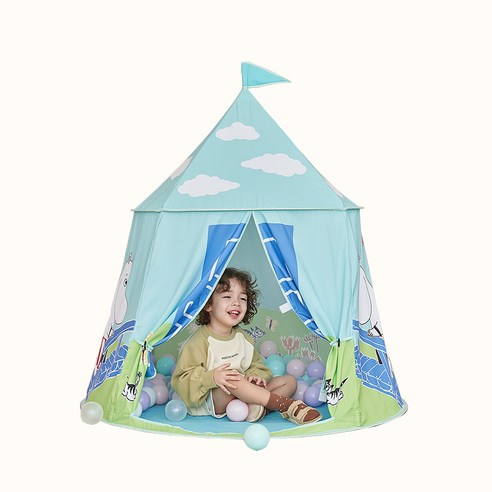베네베네 유아용 무민 텐트 알파형, 스프링, 1개