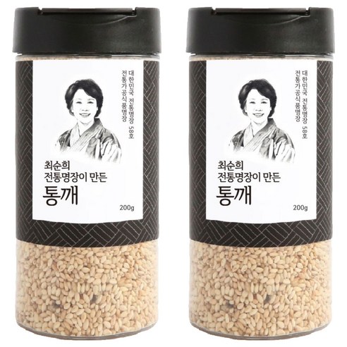 승인식품 최순희 전통명장이 만든 볶은참깨, 200g, 2개