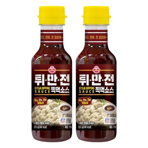 오뚜기 튀만전 찍먹소스, 2개, 320g