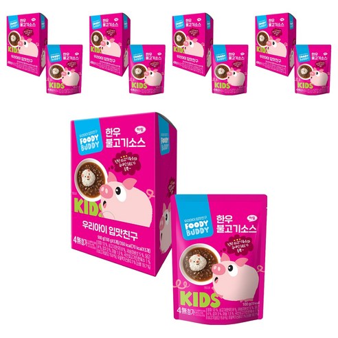푸디버디 한우 불고기소스 5p, 500g, 5개, 한우 불고기맛