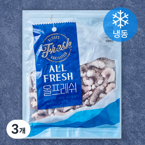 김씨밥 IQF 절단낙지 (냉동), 3개, 600g