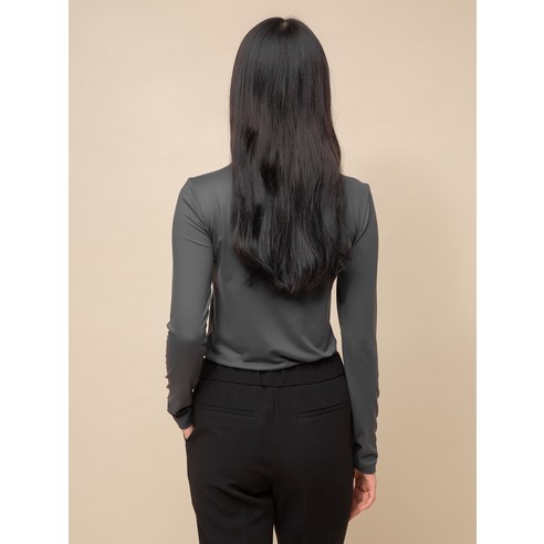 기모 터틀넥 티셔츠
