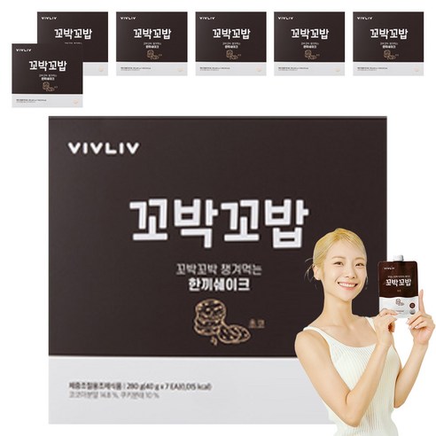 비브리브 꼬박꼬밥 체중조절용 조제식품 초코, 40g, 49개