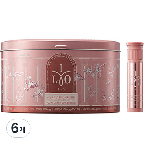 아일로 동아제약 타입1 콜라겐 비오틴 앰플 28p, 28회분, 6개