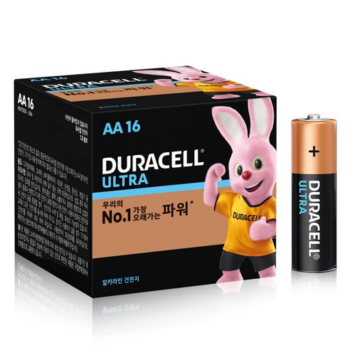 듀라셀 울트라 알카라인 AA건전지, 16개입, 1개
생활전기용품 듀라셀 울트라 알카라인 AA건전지, 16개입, 1개
생활전기용품