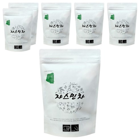 산해랑 중국 명차 자스민차, 80g, 6개