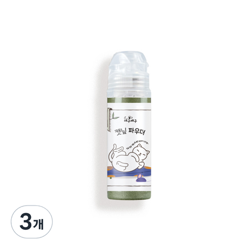 애구애구 캣닢 파우더 10g, 3개