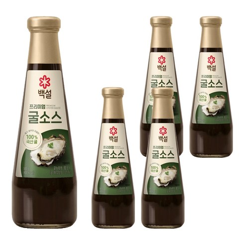 백설 프리미엄 굴소스, 5개, 500g