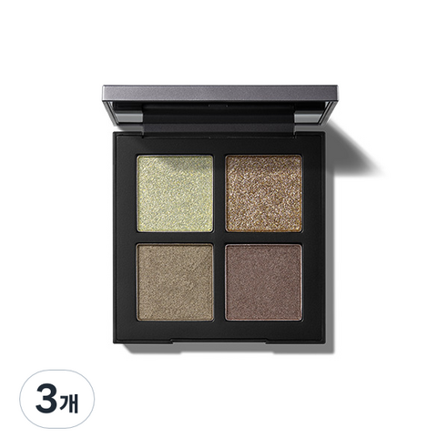 네이밍 컬러풀 아이 섀도우 팔레트 4.8g, 뉴트럴 카키, 3개