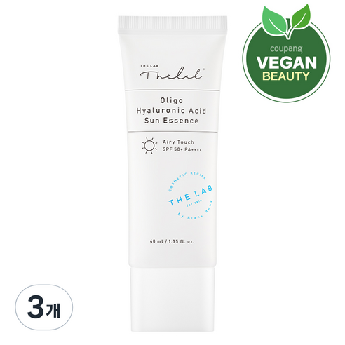 더랩바이블랑두 올리고 히알루론산 선 에센스 SPF50+ PA++++, 3개, 40ml