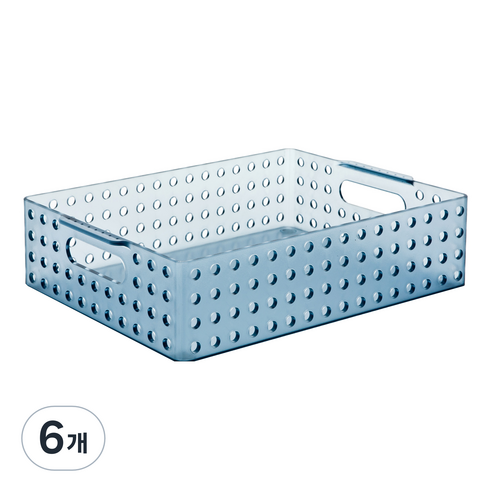 리템 마이룸 S&S 바구니 A4 5.6L, BLUE, 6개
