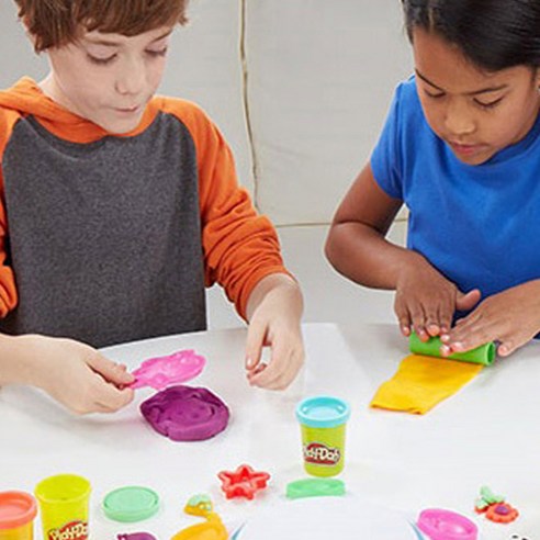 플레이도우 칼라도우 뉴 8팩: 아이들의 발달을 위한 다채로운 클레이