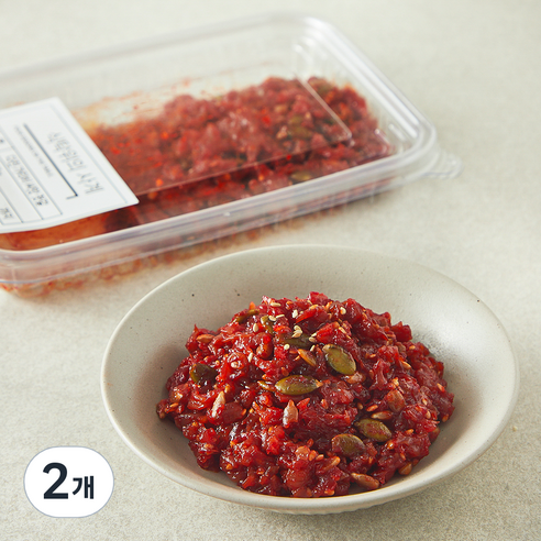 식탁위의사계 다진 가리비 씨앗 젓갈, 110g, 2개