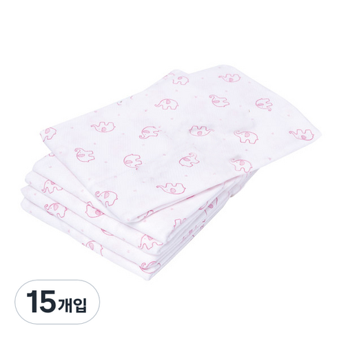 베이비붐 천기저귀 엘핀핑크, 15개