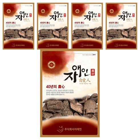 자애인 볶은 두충나무 껍질차, 600g, 5개