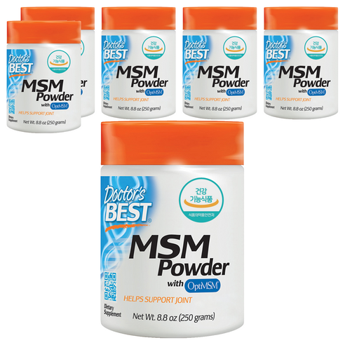 [쿠팡수입] 닥터스베스트 MSM 파우더, 250g, 6개