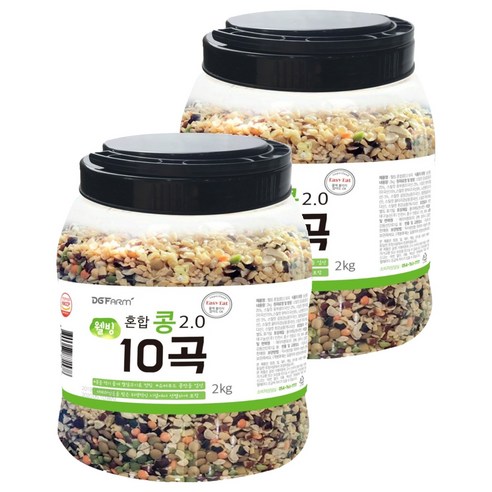대구농산 웰빙 혼합콩 2.0 10곡, 2kg, 2개