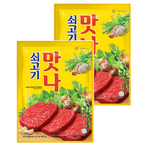 대상 쇠고기 맛나, 1kg, 2개