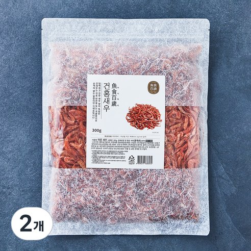 어식백세 건홍새우, 300g, 2개