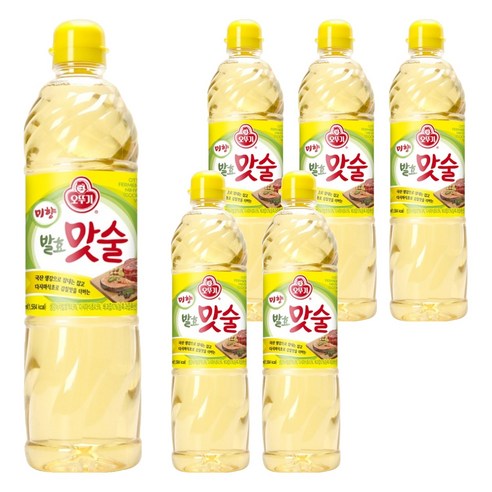 오뚜기 미향 발효맛술, 6개, 900ml