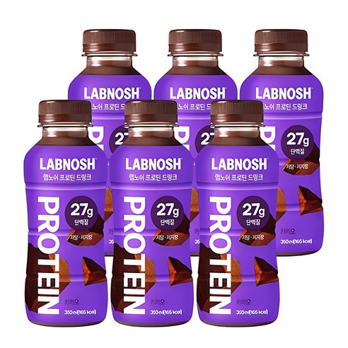 활기찬 하루를 위한 완벽한 선택, 랩노쉬 프로틴 드링크 마일드 카카오 랩노쉬