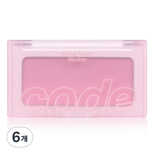 코드글로컬러 무드터치 블러셔 3.5g, 01 레전더리 핑크, 6개