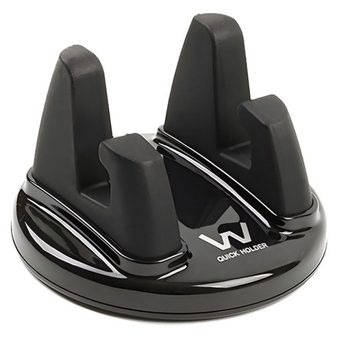 오토반 퀵 차량용 스마트폰 거치대, 1개, 블랙