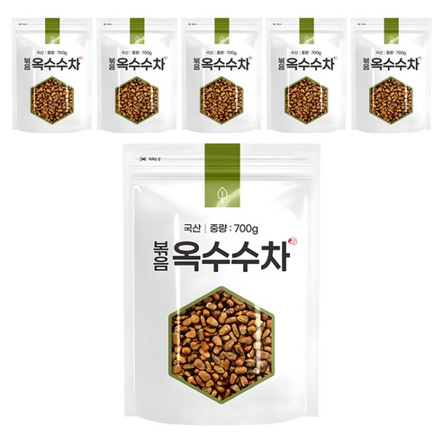 자연초 볶음옥수수차, 700g, 1개입, 6개