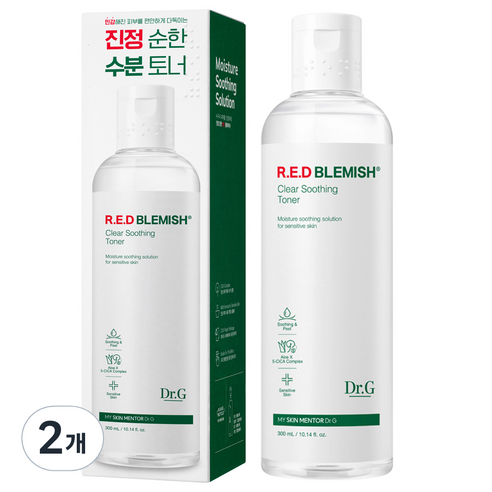 닥터지 레드 블레미쉬 클리어 수딩 토너, 300ml, 1개