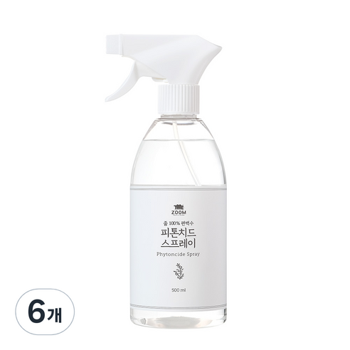 줌100%편백수 피톤치드 스프레이 500ml, 6개