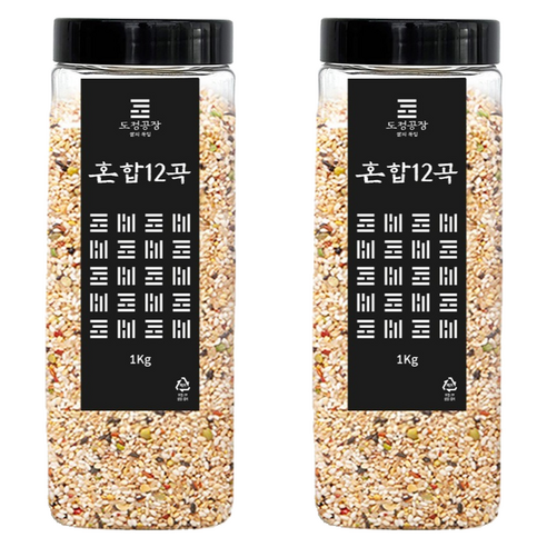 도정공장 혼합 12곡, 1kg, 2개