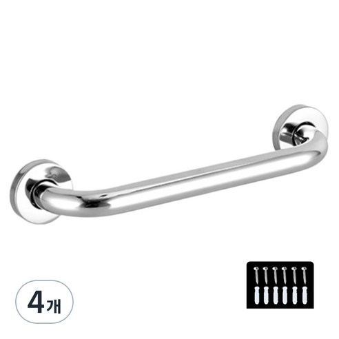 Daybyday 바른생활이야기 스탠안전손잡이 2.5cm, 4개