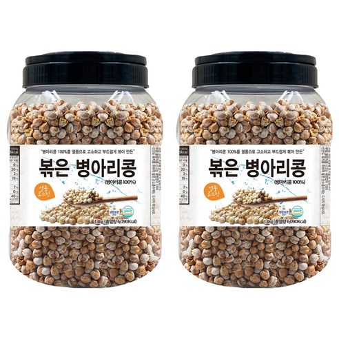 대구농산 볶은 병아리콩 통, 1.4kg, 2개