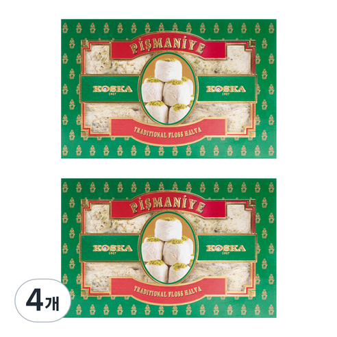 코스카 피스마니에 솜사탕 피스타치오, 250g, 4개