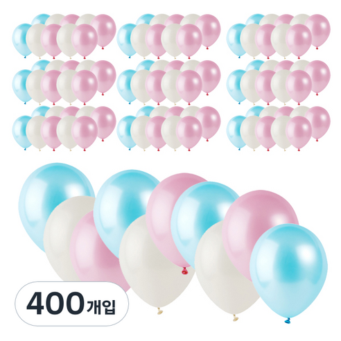 파티팡 라운드 풍선, 베이비톤(랜덤 발송), 4개